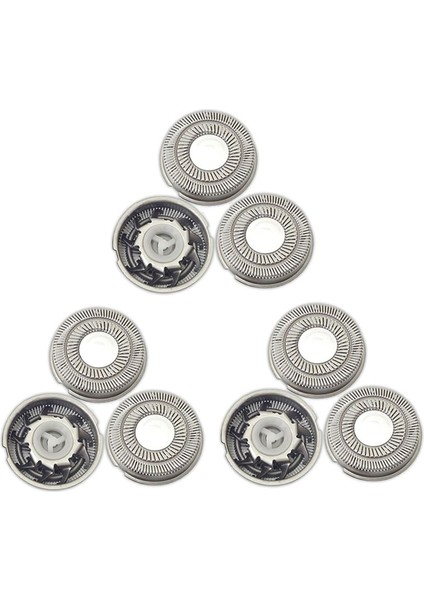 9 Adet Flyco Razor Için Elektrikli Jilet Bıçağı Fr6 Tıraş Tıraş Alir Yedek Aksesuarlar Çift Yüzük Bıçağı (Yurt Dışından)