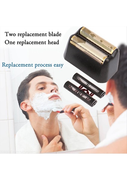 Wahl 8164 Tıraş Alınan Bıçak Folyo Head Men&#39;s Razor Elektrik Tıraş Kafası, Kırmızı-Gold (Yurt Dışından) modelleri