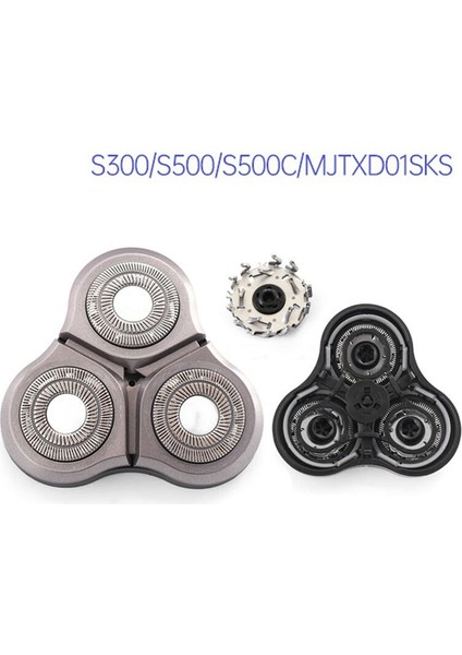 Xiaomi Mijia Için 3pcs S500C S500 S500 S300 Elektrikli Tıraş Alın Kafası MJTXD01SKS Kırakan Kafa Kesici Kafa Aksesuarları (Yurt Dışından) fırsatları