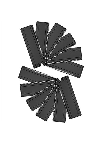 12PCS Yedek Bıçaklar Geri Saç ve Vücut Tıraş Makinesi, Sırt ve Vücut Tıraş Için Yedek Kartuşlar (Yurt Dışından)