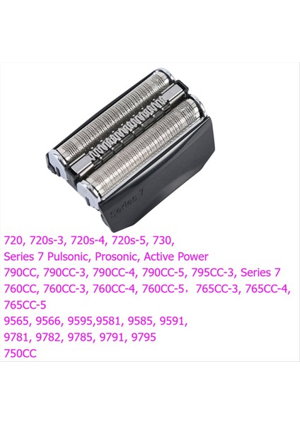 70B Tıraş Alın Kafa Braun Electric Tıraş Serisi 7 790CC 760CC 750CC 720 Jilet Folyo ve Kesici (Yurt Dışından) fiyatları
