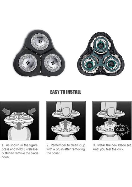 Philips Norelco Senotouch Için 2 Pack RQ11 Yedek Kafa 2d Shavers 1150X, 1160X, 1170X 1180X ve Daha Fazlası (Yurt Dışından) fırsatları