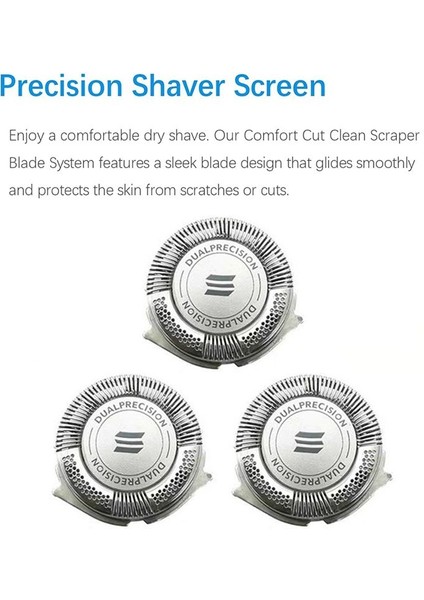 3pcs Hq8 Yedek Tıraş Alınan Kafa Jilet Bıçağı Philips PT730 PT735 PT860 PT870 AT750 AT751 AT890 AT891 HQ7120 HQ7100 (Yurt Dışından) fiyatları