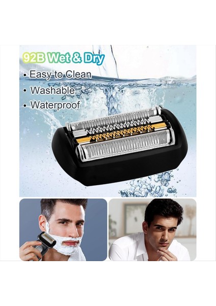 92B Yedek Tıraş Talfer Braun 9 Serisi Folyo Tıraş Alınır 9040&#39;LAR, 9080CC, 9093S, 9095CC, 9240S, 9242S, 9260&#39;LAR, 9280CC, 9280CC (Yurt Dışından) modelleri