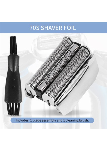 70&#39;lerin Tıraş Alınan Folyo ve Braun Series 7 70S Elektrikli Tıraş Altındaki Yedek Kafa (Yurt Dışından) fırsatları