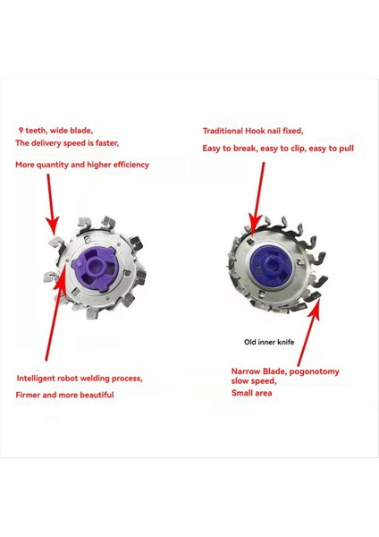 3pcs Değiştirme Hq8 Tıraş Alın Kesici Philips Norelco Razor Blade PT725 720 HQ7310 6070 6090 7183XL 7180XL 7145XL (Yurt Dışından) modelleri