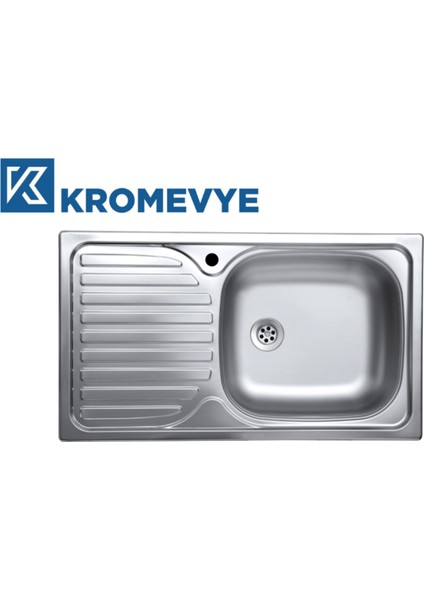 Classıc EC-140 Sol Paslanmaz Çelik Mutfak Evyesi