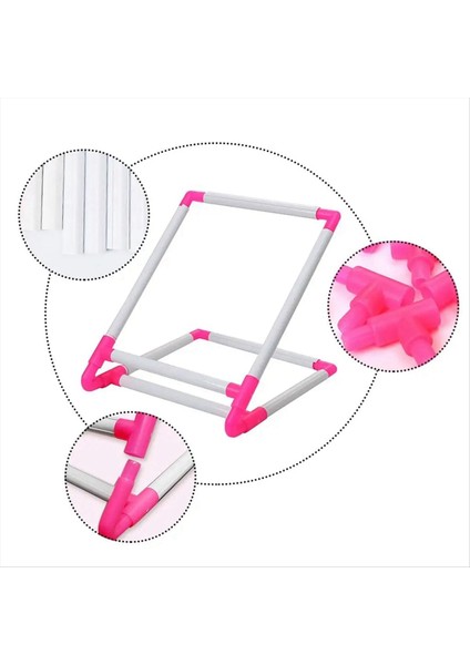 Dikdörtgen Plastik Klipsi Nakış Çerçevesi Çember Standı Tutucu Kolay Çalışma Çapraz Dikiş Malzemeleri - 30X25X20CM (Yurt Dışından) modelleri
