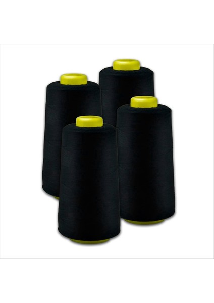 Dikiş Için Çok Amaçlı Siyah Iplik, Dikiş Makinesi Için Her Bir Makara Ipliği 3000 Metrelik Dikiş Dikiş Ipliği (Yurt Dışından)