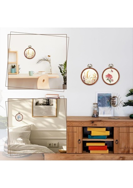 3 Inç Nakış Çemberleri, 12 Adet Nakış Çemberi Çerçevesi Dikiş, Zanaat, Dıy Asma Leri Için Dairesel Ahşap Çemberler (Yurt Dışından) fiyatları