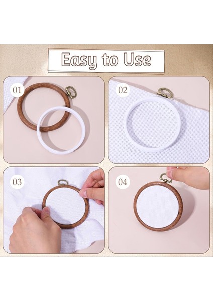 3 Inç Nakış Çemberleri, 12 Adet Nakış Çemberi Çerçevesi Dikiş, Zanaat, Dıy Asma Leri Için Dairesel Ahşap Çemberler (Yurt Dışından) modelleri