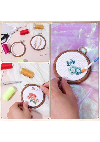 3 Inç Nakış Çemberleri, 12 Adet Nakış Çemberi Çerçevesi Dikiş, Zanaat, Dıy Asma Leri Için Dairesel Ahşap Çemberler (Yurt Dışından) indirimleri