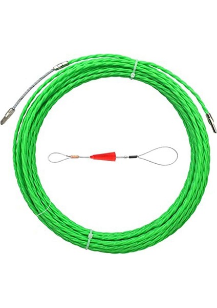 10M 33FT Balık Bandı Kablo Çektirme Kiti 4.5mm Pet Elektrik Kablo Çekme Duvar Teli Kılavuzu Cihaz Tahtimma (Yurt Dışından)