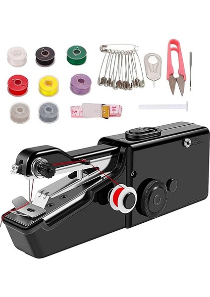 Hızlı Dikiş, Hızlı Dikiş Için Mini El Dikiş Makinesi, Taşınabilir Dikiş Makinesi, Siyah Abd Fiş (Yurt Dışından)