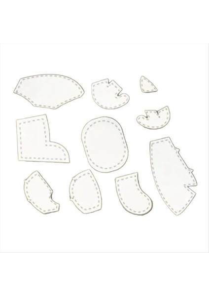 8pcs/set 12 Inç Akrilik Şablon Cetvel Dikiş Şablonu Için Bellek Kapitone Cetvel Set Patchwork A (Yurt Dışından)