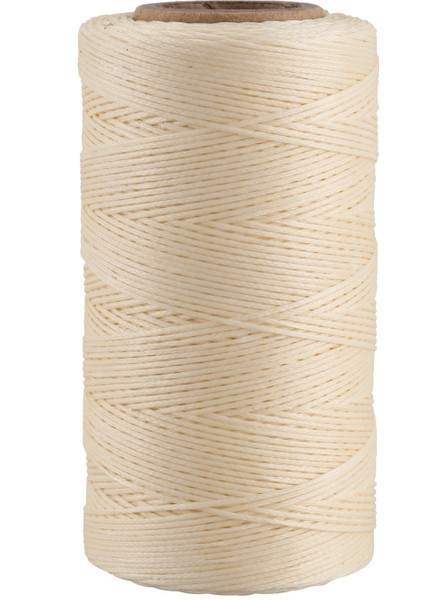 260M 150D 1mm Deri Dikiş Mumlu Balmumu Iplik El Iğnesi Kablo Zanaat Diy Yeni Renk: Krem ​​rengi (Yurt Dışından) fiyatları