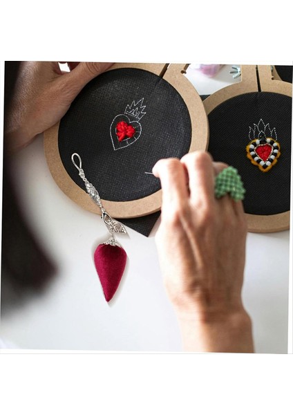 Vintage Pim Yastığı Kolye Dikiş Aksesuarı Hazırlama Için Kolay Kullanımı Kolay Pim Tutucusu Kapitone Nakış Için (Yurt Dışından) fırsatları