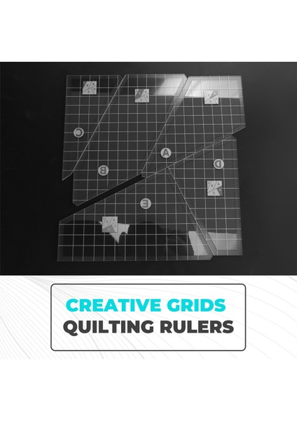 5pcs Yaratıcı Kapitone Kesme Şablonu Izgaraları Crazyer Sekizler Şablon Yorgan Cetveli Seti Kapitone Kesme Şablonları Akrilik (Yurt Dışından) indirimleri