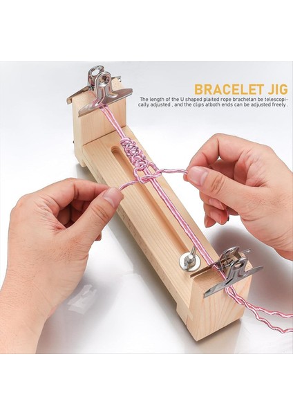 Ahşap Bilezik Kelepçesi, Ahşap Kelepçe Bilezik Üreticisi, Bilezik Dokuma Alet Kiti, Dıy El Dokuma Bilezik Kelepçesi (Yurt Dışından) fiyatları