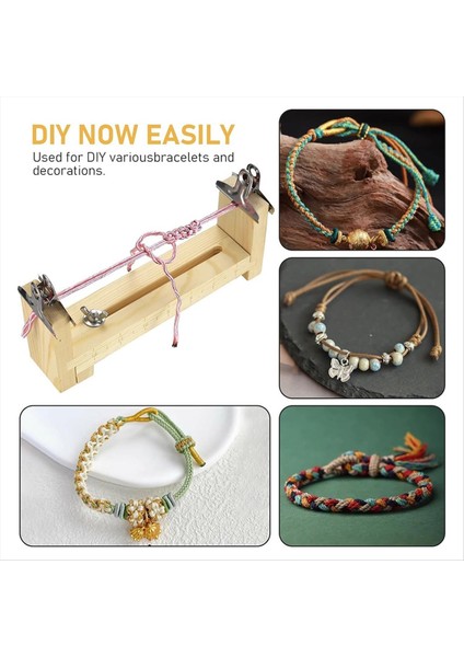 Ahşap Bilezik Kelepçesi, Ahşap Kelepçe Bilezik Üreticisi, Bilezik Dokuma Alet Kiti, Dıy El Dokuma Bilezik Kelepçesi (Yurt Dışından) indirimleri