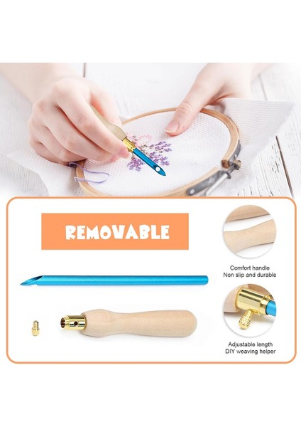 35 Adet Yumruk Iğne Seti, Yumruk Iğnesi Nakış Kiti, Yetişkin Yeni Başlayanlar Için Ayarlanabilir Yumruk Iğne Aleti (Yurt Dışından) indirimleri