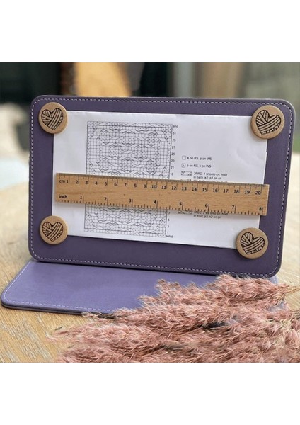 Grafik Tutucu Örgü Aracı, Örgü Aracı Aksesuarları Grafik Tutucu, Örme Desen Tutucu, Tığ Desen Tutucu Mavi (Yurt Dışından) fiyatları