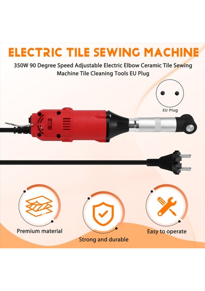 350W 90 Derece Hızlı Ayarlanabilir Elektrikli Dirsek Seramik Karo Dikiş Makinesi Tile Temizlik Araçları Eu Fiş (Yurt Dışından) fırsatları