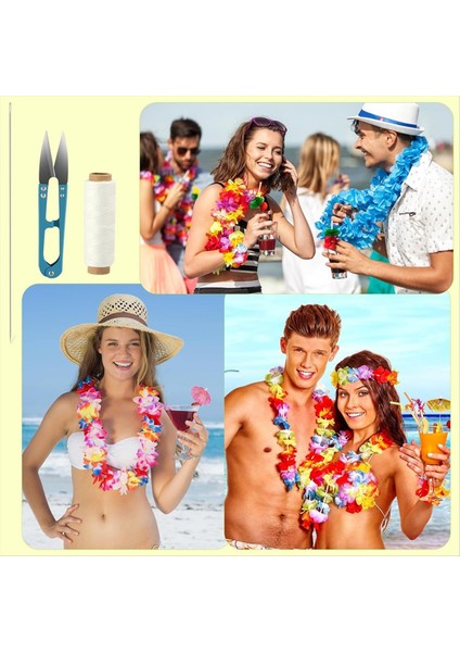 28PCS Lei Needle-Kit, 15PCS Uzun Iğneli 12PCS Sicim 1 Adet Dikiş Makasları Için Dıy Marigold Çelenk Boncuk Dikiş-Zanaat (Yurt Dışından) indirimleri