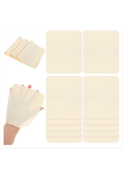 15PCS Süet Bez, Sanatçı Süet Deri, Seramik Küçük Deri Süet Seramik Zanaat Malzemeleri, Tencereye Jant Yumuşatma Seramik (Yurt Dışından)