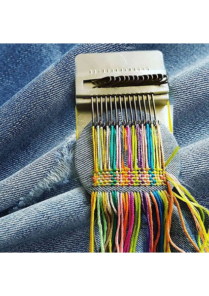 Mini Tezgah Hızda Tip Örgü Aracı, Dikning Tezgahı Hızlı Bir Şekilde Mini Tamir Etme Uygun Depo Deom Diy Dokuma Sanatları 14 Hooks (Yurt Dışından) modelleri