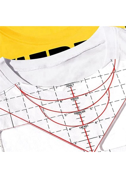 Hizalama Için T-Shirt Cetveli T-Shirt Cetvel Merkezli Tasarım T-Shirt Ölçüm Aracı Tüm Boyutlar Için Akrilik Cetvel (Yurt Dışından) fiyatları