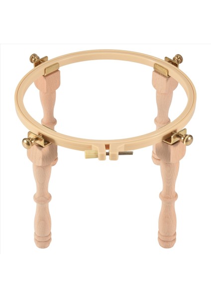 Ayarlanabilir Taşınabilir Ahşap Nakış Çember Stand Stand Stand Iğnesi Çapraz Dikiş Çerçeve Raf Masaüstü Nakış Standı (Yurt Dışından)