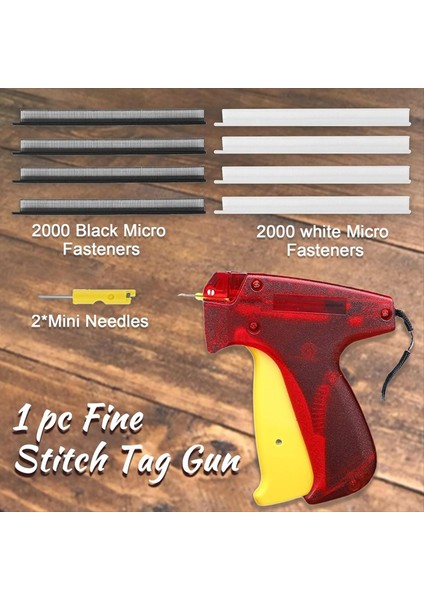Giyim Için Tagginggun, Kıyafetler Için Stitchgun, 2 Iğne ile Giyim Onarımları Için Stitchgun, 2000 Siyah ve 2000 Beyaz (Yurt Dışından) modelleri