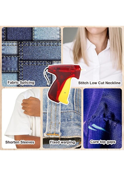 Giyim Için Tagginggun, Kıyafetler Için Stitchgun, 2 Iğne ile Giyim Onarımları Için Stitchgun, 2000 Siyah ve 2000 Beyaz (Yurt Dışından) indirimleri