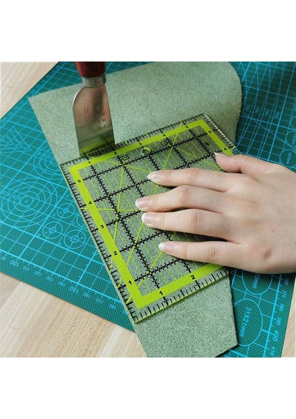 4 Adet Kapitone Cetvel, Kare Kapitone Hükümdarlar Kumaş Kesme Cetvel Akrilik Yorgan Yöneticileri Kaymaz Halkalarla Işaretlemek (Yurt Dışından) indirimleri