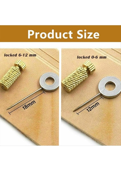 20PCS Deri Konumlandırma Iğneleri, Dericilik Yerleştirilmiş Iğneler Kilitleme Pimleri Dıy Deri Zanaat Dikiş Dikiş (Yurt Dışından) indirimleri