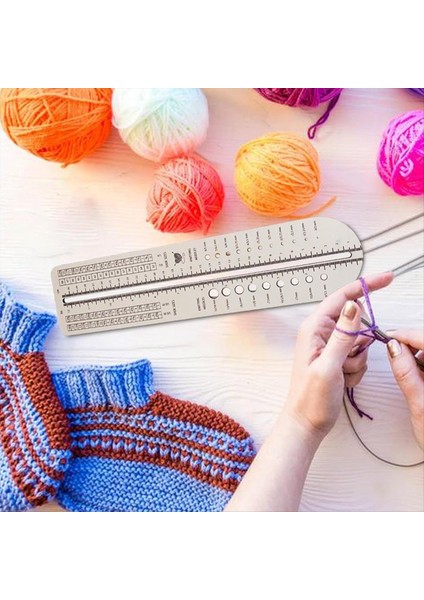 Yeni Başlayanlar Için Hafif Boyutlandırma Cetvelini Dikmek Için Örgü Için Ahşap Çok Fonksiyonlu Çorap Cetvel (Yurt Dışından) fiyatları