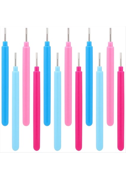 12 Adet Kağıt Quilling Aletleri Yuvalı Kit Yuvarlanma Kıvırma Quilling Iğne Kalemi Kağıt Quilling Kalem Hacim Kıvırma Kalemi (Yurt Dışından)