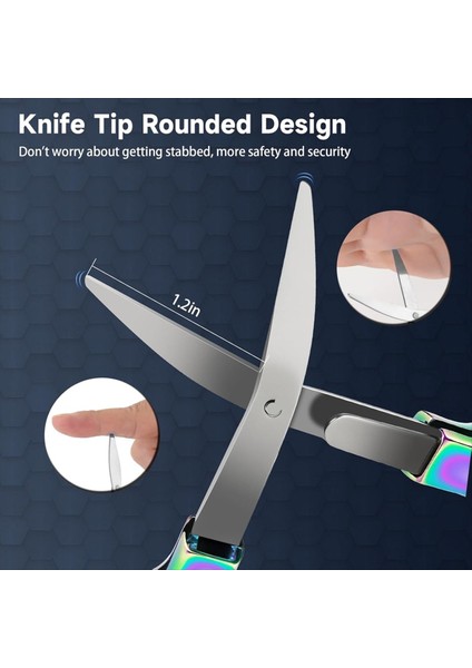 3 Parçalı Rozet Scissss 3 Anahtar, Güvenli Katlanabilir Cep Seyahat Küçük Makas, Seyahat, Ofis, El Sanatları C (Yurt Dışından) fiyatları