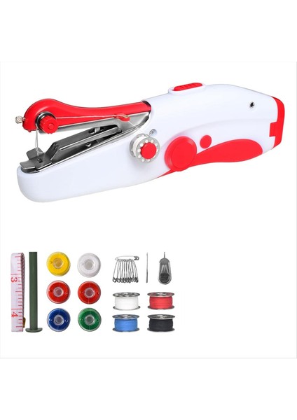 El Dikiş Makinesi, Yeni Başlayanlar ve Yetişkinler Için Hızlı Dikişli Taşınabilir Elektrikli Mini Dikiş Makinesi Dikiş Için (Yurt Dışından)