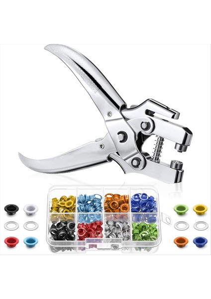 3/16 Inç Grommet Alet Kiti Grommet Gromme Pensier Set Eöz Incel Delik Kaynakları Plıers Gerçekler Için Groust Gözleşmeleri Çantalar (Yurt Dışından)