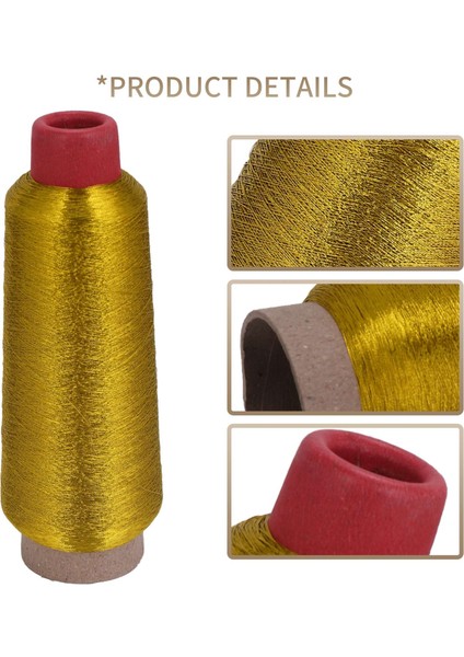 Bilgisayar Çapraz Dikiş Nakış Iplikleri 3000M Dikiş Iplik Çizgisi Tekstil Metalik Iplik Dokuma Nakış Çizgisi Altın (Yurt Dışından) indirimleri
