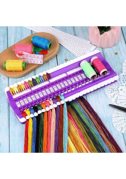 50 Pozisyon Nakış Ipi Depolama, Plastik Dikiş Iplik Organizatör Nakış Iplik Tutucu Için (Yurt Dışından) modelleri