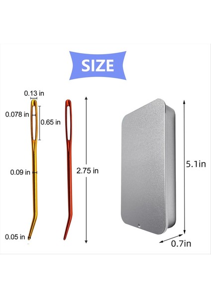 10 Adet Iplik, Goblen Iğnesi, Büyük Göz Dokuma Iğnesi, Künt Iplik Iğneleri, Dokuma Için Bükülmüş Uç Nakış Iğneleri (Yurt Dışından) indirimleri
