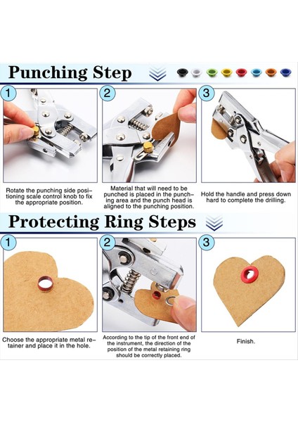 3/16 Inç Grommet Alet Kiti Grommet Gromme Pensier Set Eöz Incel Delik Kaynakları Plıers Gerçekler Için Groust Gözleşmeleri Çantalar (Yurt Dışından) fırsatları