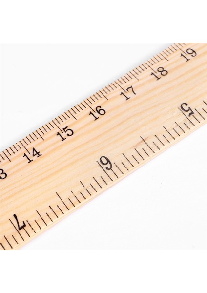 12 x Ahşap Cetvel Öğrenci Yöneticiler Ahşap Okul Cetvelleri Ofis Cetveli Ölçüm Cetvel, 2 Ölçek (12 Inç ve 30 Cm) (Yurt Dışından)