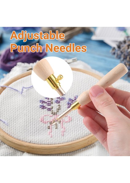 11 Adet Yumruk Iğne Alet Kiti Nakış Dikiş Yumruk Iğne ve Iğne Işçisi Nakış Paking Çapraz Dikiş Aletleri (Yurt Dışından) indirimleri