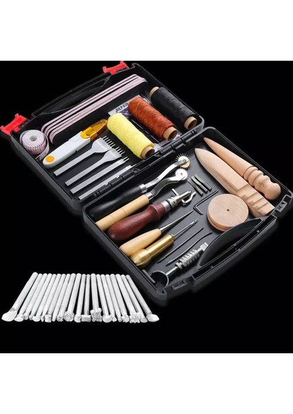 Deri Çalışma Aletleri ve Malzemeleri Alet Kutusu Dikiş Için Kesip Kesme Dikiş Deri Zanaat Yapımı (Yurt Dışından) fiyatları
