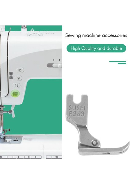 Basit Çelik Dikiş Makinesi Baskı Ayak Sektör Dikiş Makinesi Ek Parça Malzemeleri Için Dar Fermuar Presser Ayak (Yurt Dışından) modelleri