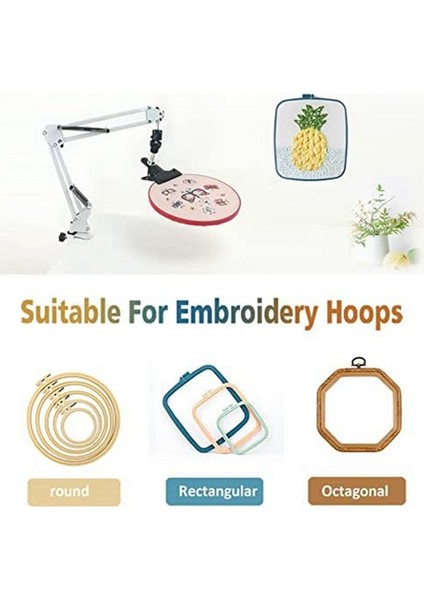 Nakış Çember Standı Dönen Çapraz Dikiş Standı, El Nakış Standı, Nakış Çember Standı Nakış Için Uygun (Yurt Dışından) fiyatları